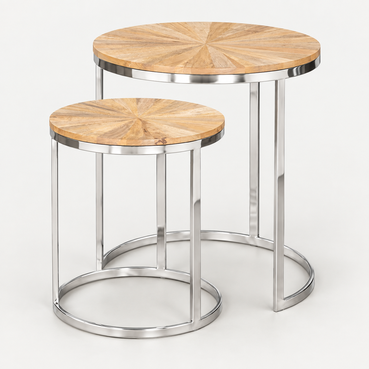 BARI NESTING TABLE SET NAT