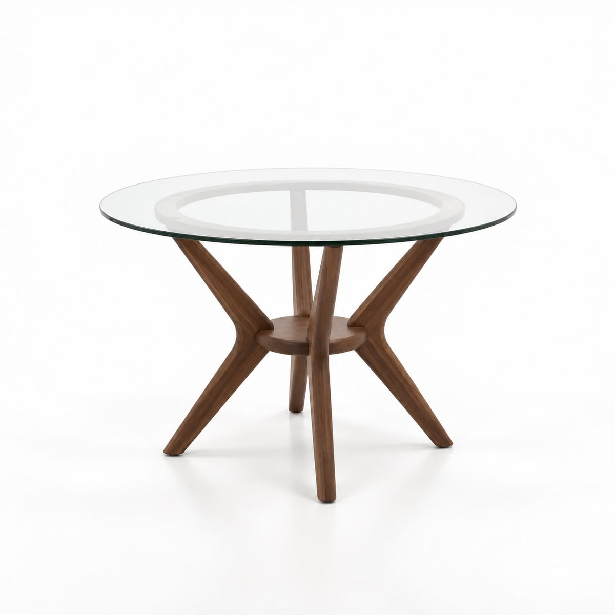 MESA COMEDOR FIORDO REDONDA CRISTAL