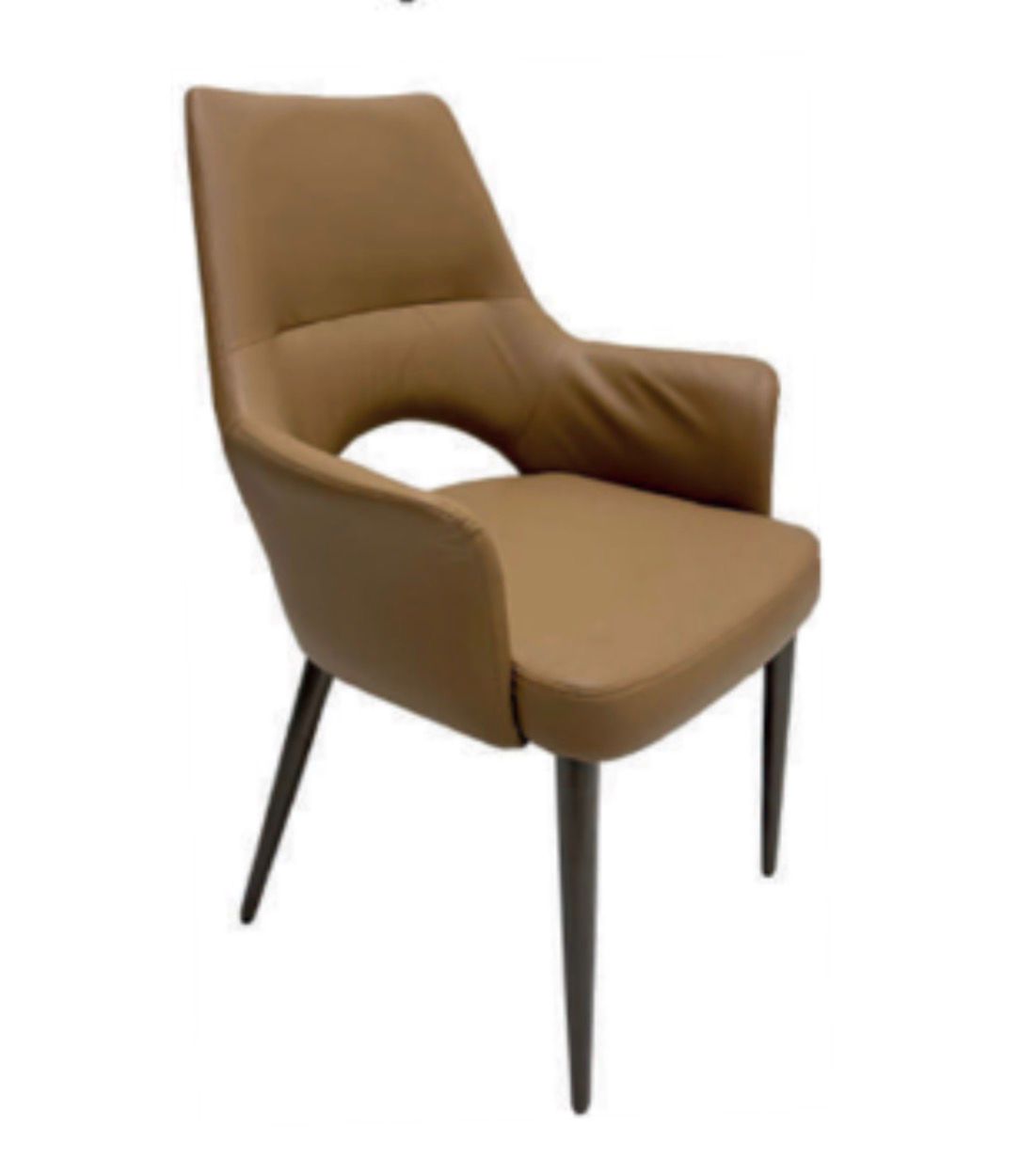 SILLA OCASIONAL BERNI PU GRIS OXFORD PATA GREY-GOLD