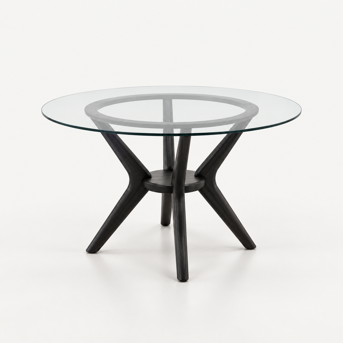 MESA COMEDOR FIORDO REDONDA CRISTAL