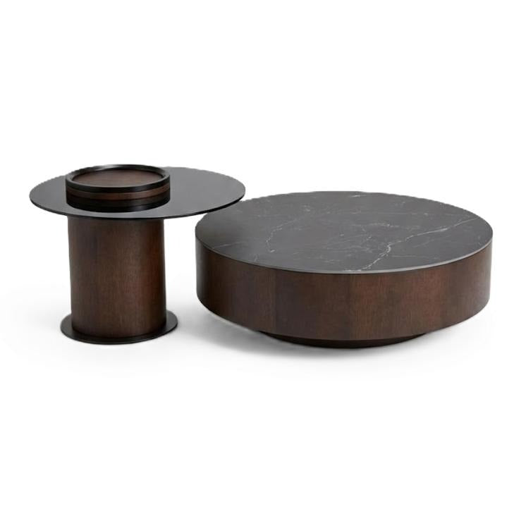 MESA OCASIONAL TAG LUMBER 2 MESAS STONE