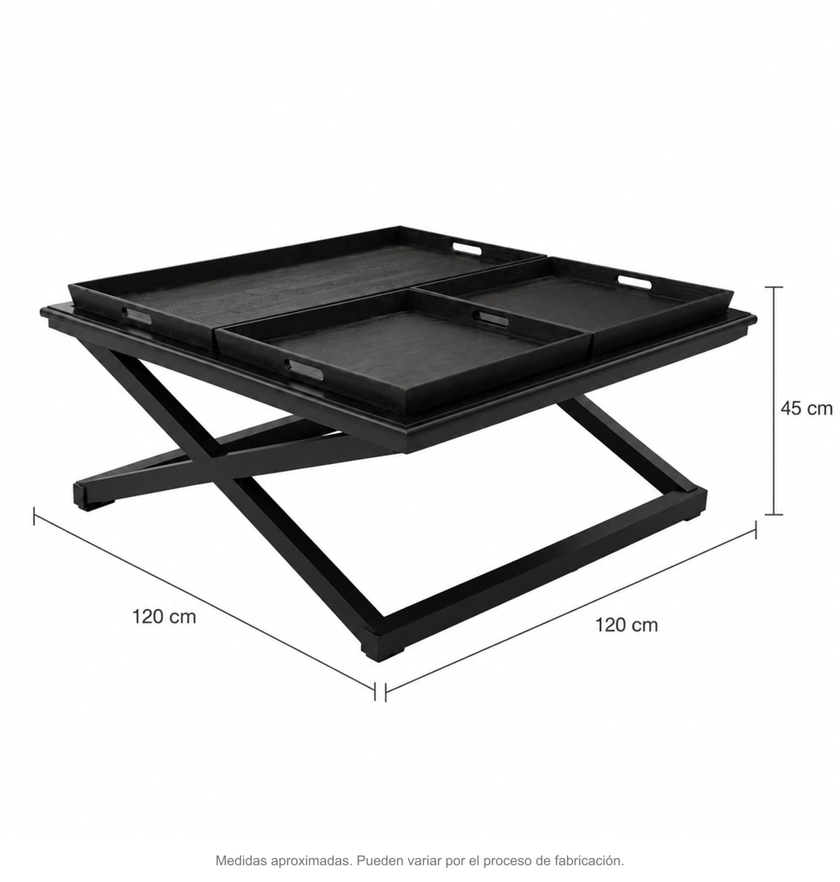 Medidas de central garabato carbon 6