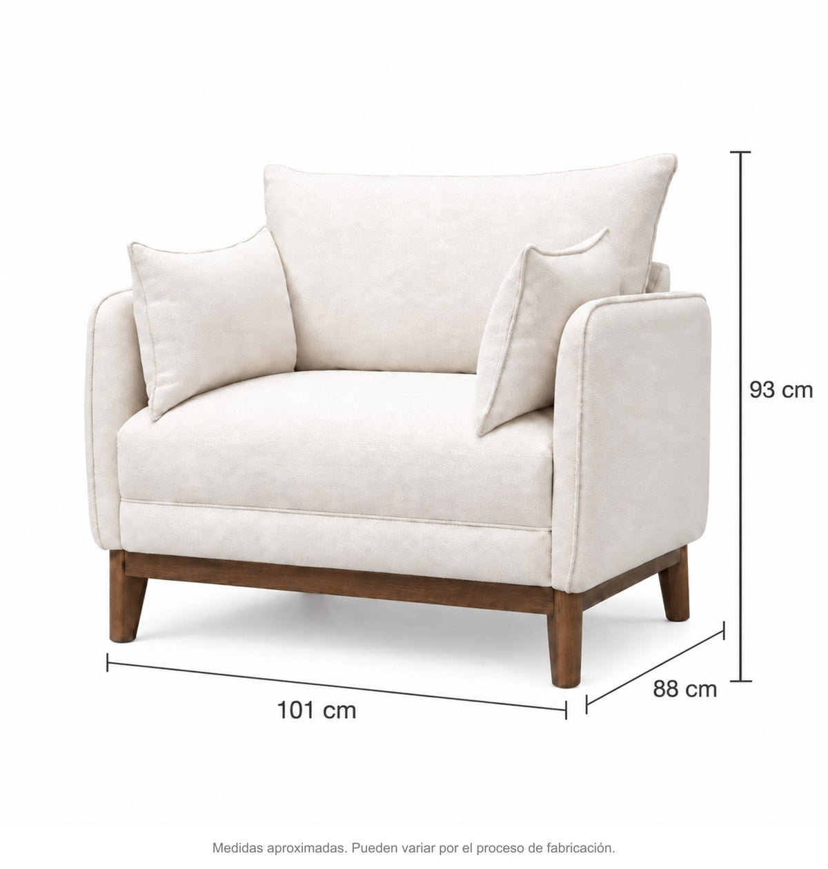 Medidas de koda sillón