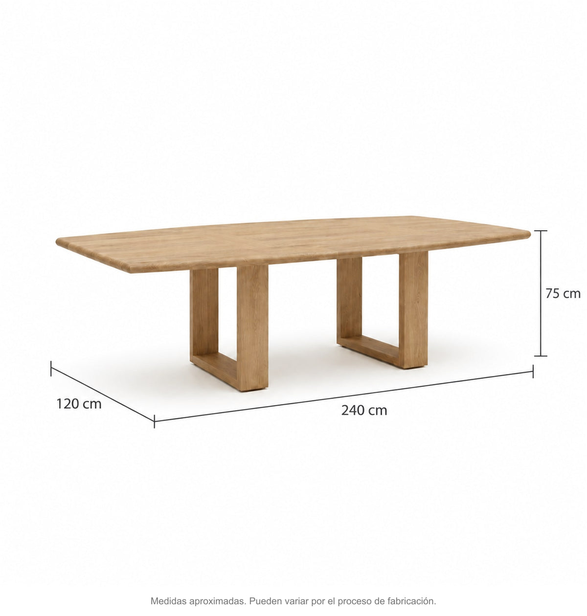 Medidas de mesa comedor mayorazgo