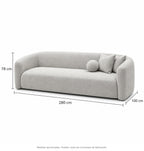 Medidas de regina sofa