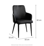 Medidas de silla ávila negra