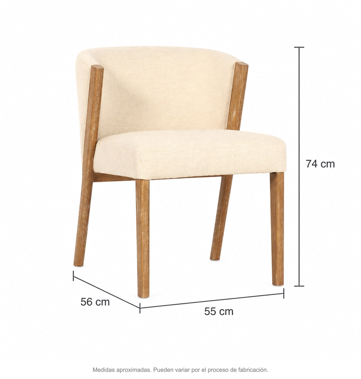 Medidas de silla comedor lumina