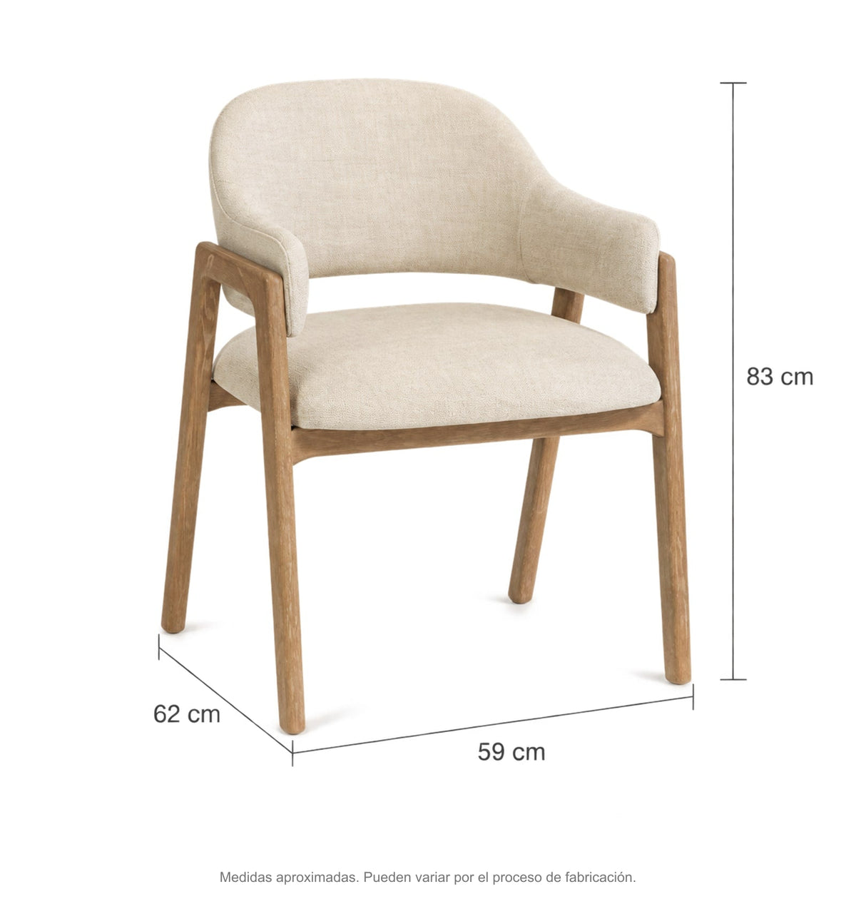 Medidas de silla gama