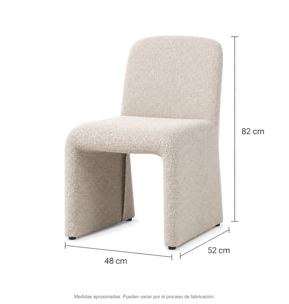 Medidas de silla marian