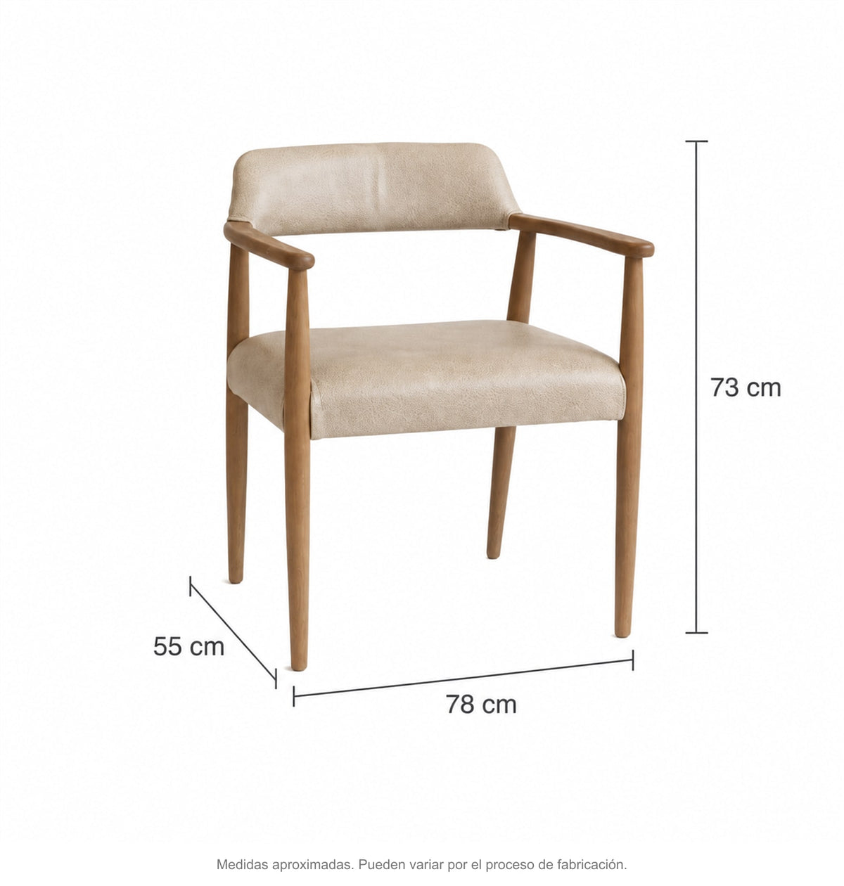 Medidas de silla toscana