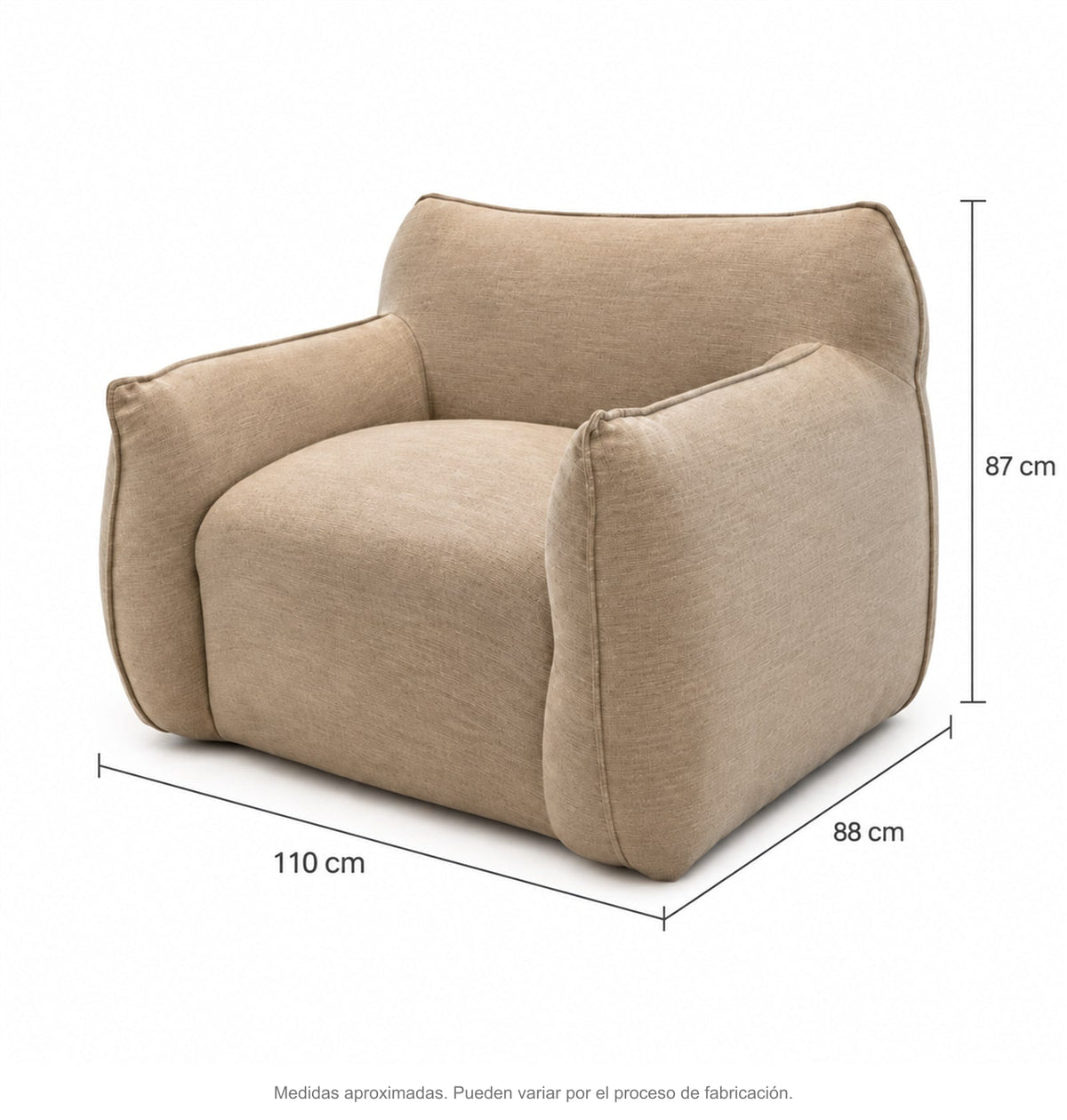 Medidas de sillon individual camberra