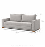 Medidas de sofa cama temozon